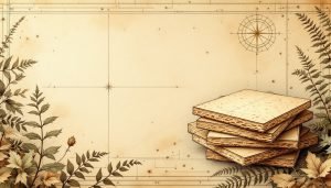 Stack of particle board panels with visible compressed wood chip layers on cut edges